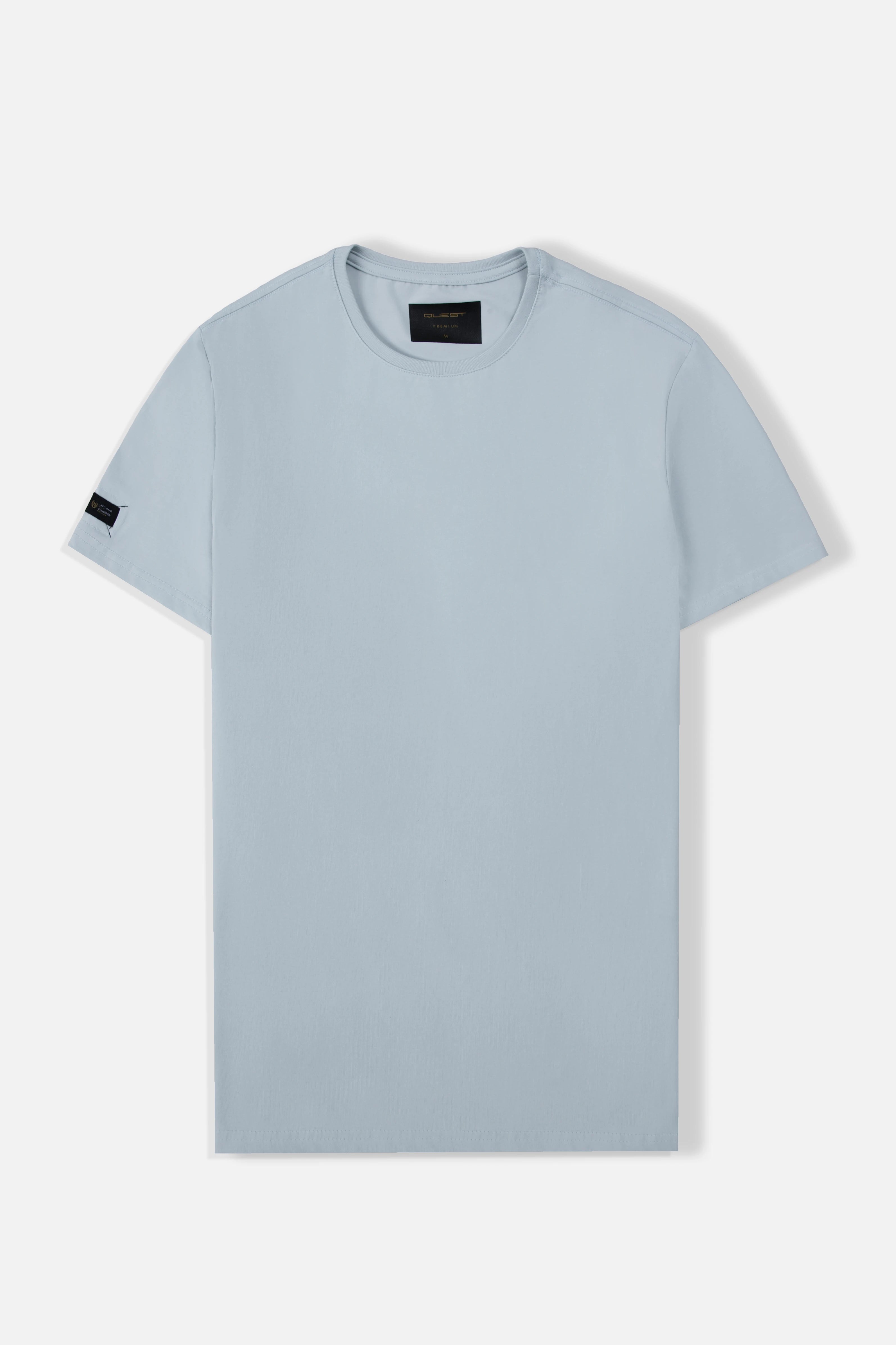 CAMISETA PREMIUM MANGA CORTA COLOR BABY BLUE