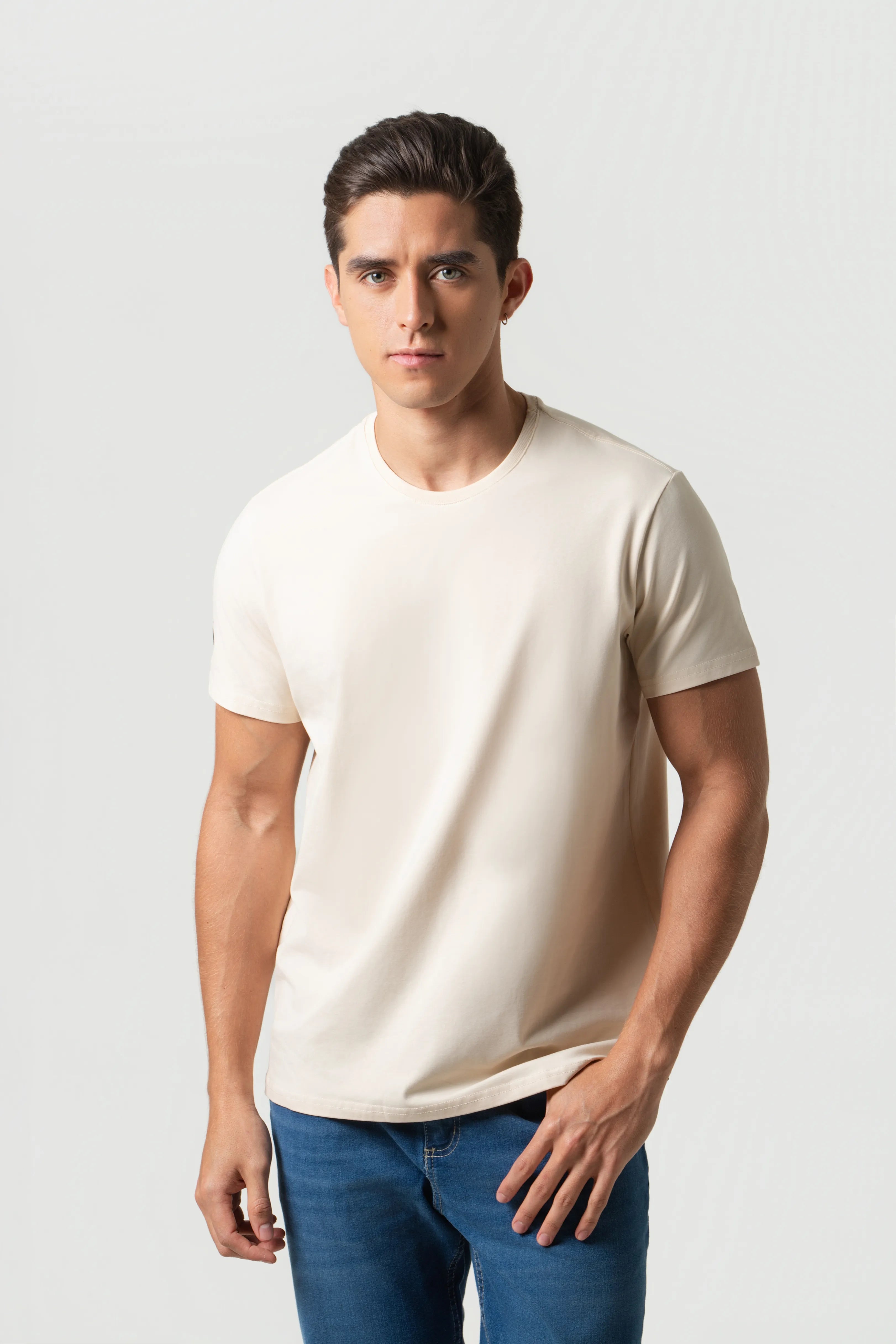 CAMISETA PREMIUM MANGA CORTA COLOR BRAZILIAN SAND