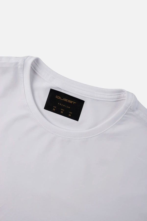 CAMISETA PREMIUM MANGA CORTA COLOR BLANCO