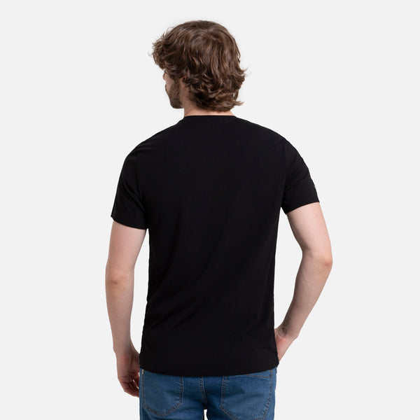 CAMISETA PREMIUM MANGA CORTA COLOR NEGRO