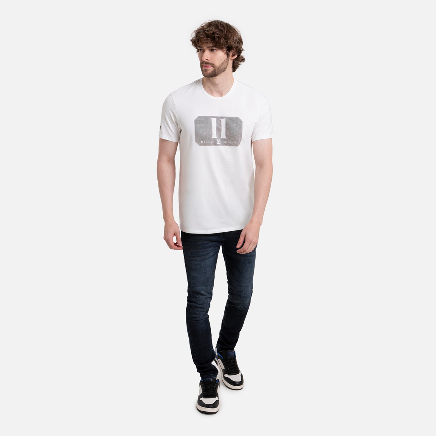 CAMISETA PREMIUM MANGA CORTA COLOR IVORY