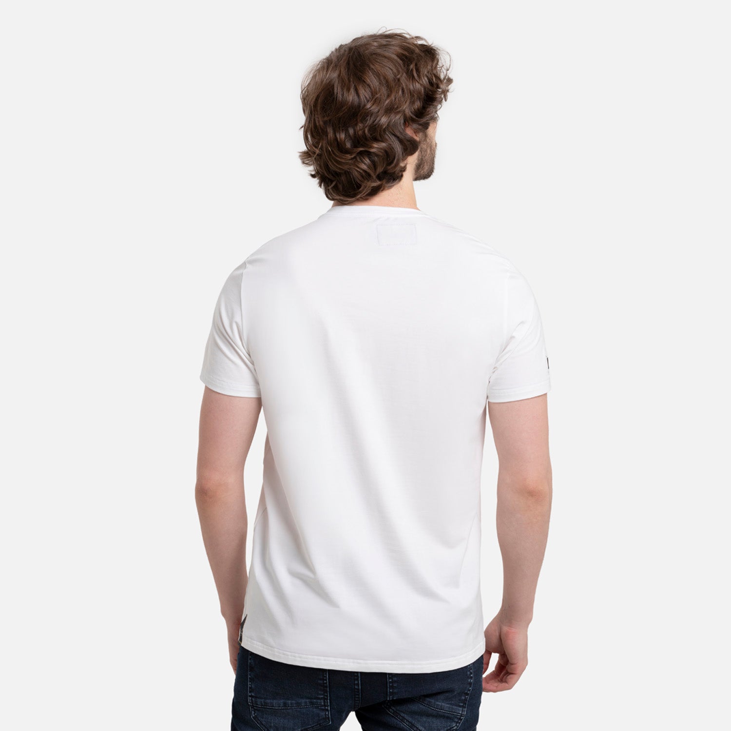 CAMISETA PREMIUM MANGA CORTA COLOR IVORY