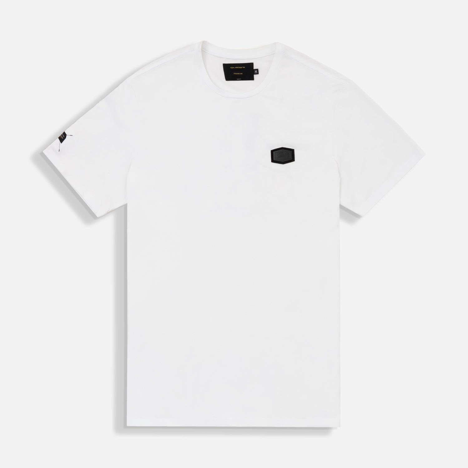 CAMISETA PREMIUM MANGA CORTA COLOR BLANCO BLANCO