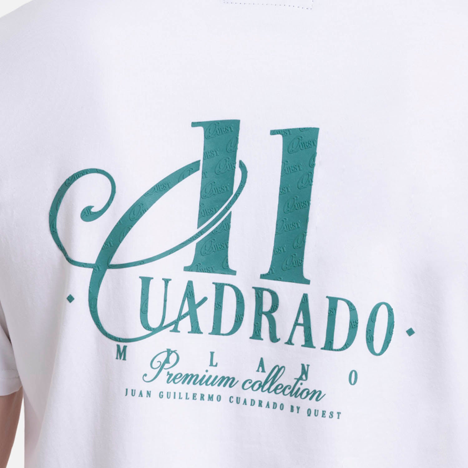 CAMISETA PREMIUM MANGA CORTA COLOR BLANCO BLANCO
