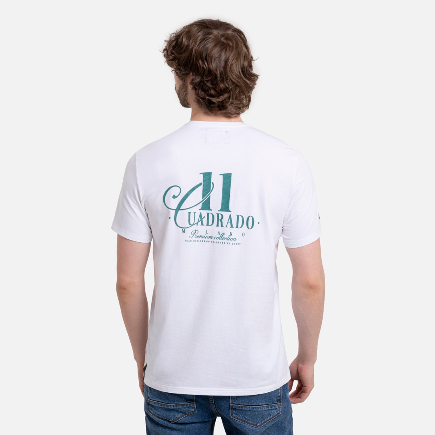 CAMISETA PREMIUM MANGA CORTA COLOR BLANCO BLANCO