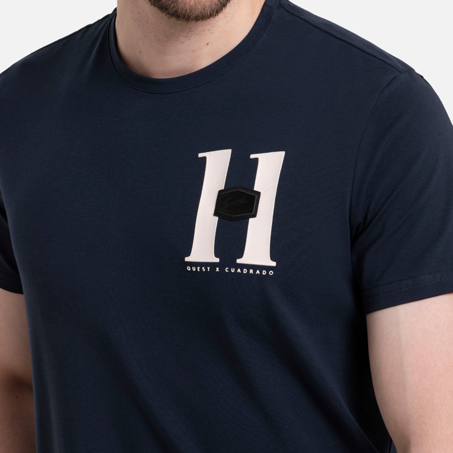 CAMISETA PREMIUM MANGA CORTA COLOR AZUL OSCURO