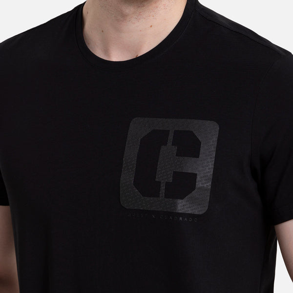 CAMISETA PREMIUM MANGA CORTA COLOR NEGRO