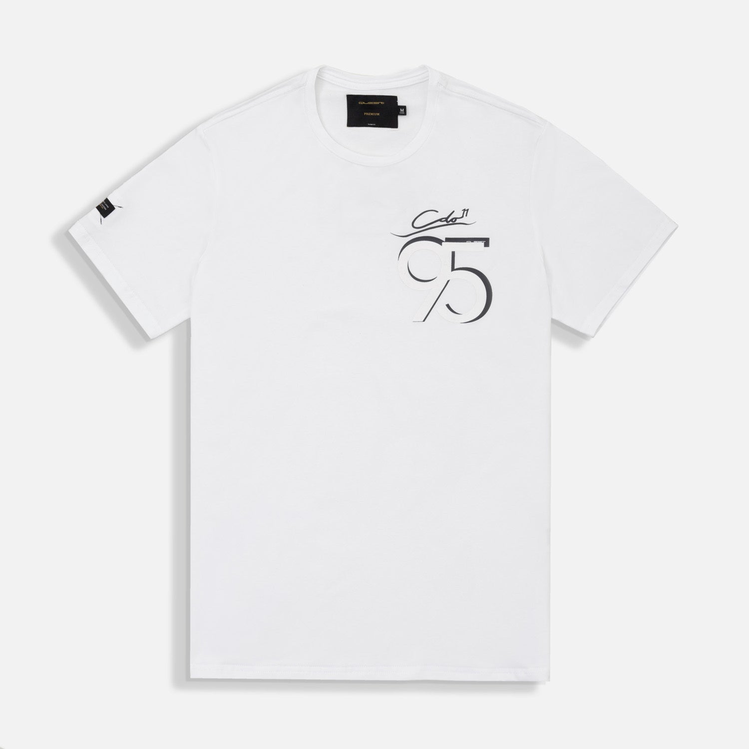 CAMISETA PREMIUM MANGA CORTA COLOR BLANCO OPTICO