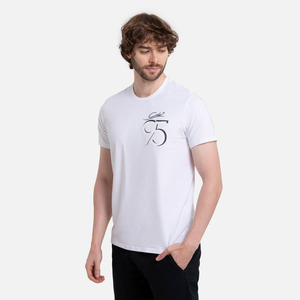 CAMISETA PREMIUM MANGA CORTA COLOR BLANCO OPTICO
