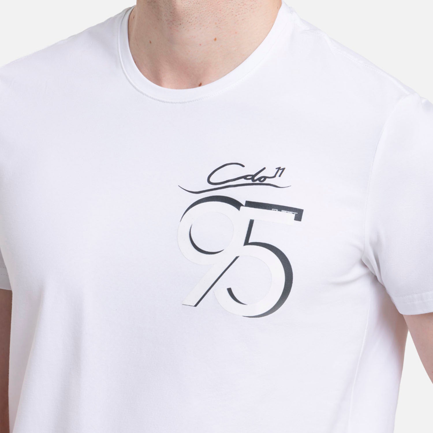 CAMISETA PREMIUM MANGA CORTA COLOR BLANCO OPTICO