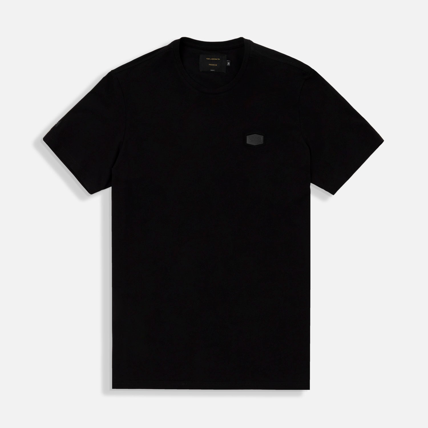 CAMISETA PREMIUM MANGA CORTA COLOR NEGRO