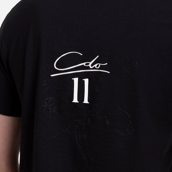 CAMISETA PREMIUM MANGA CORTA COLOR NEGRO