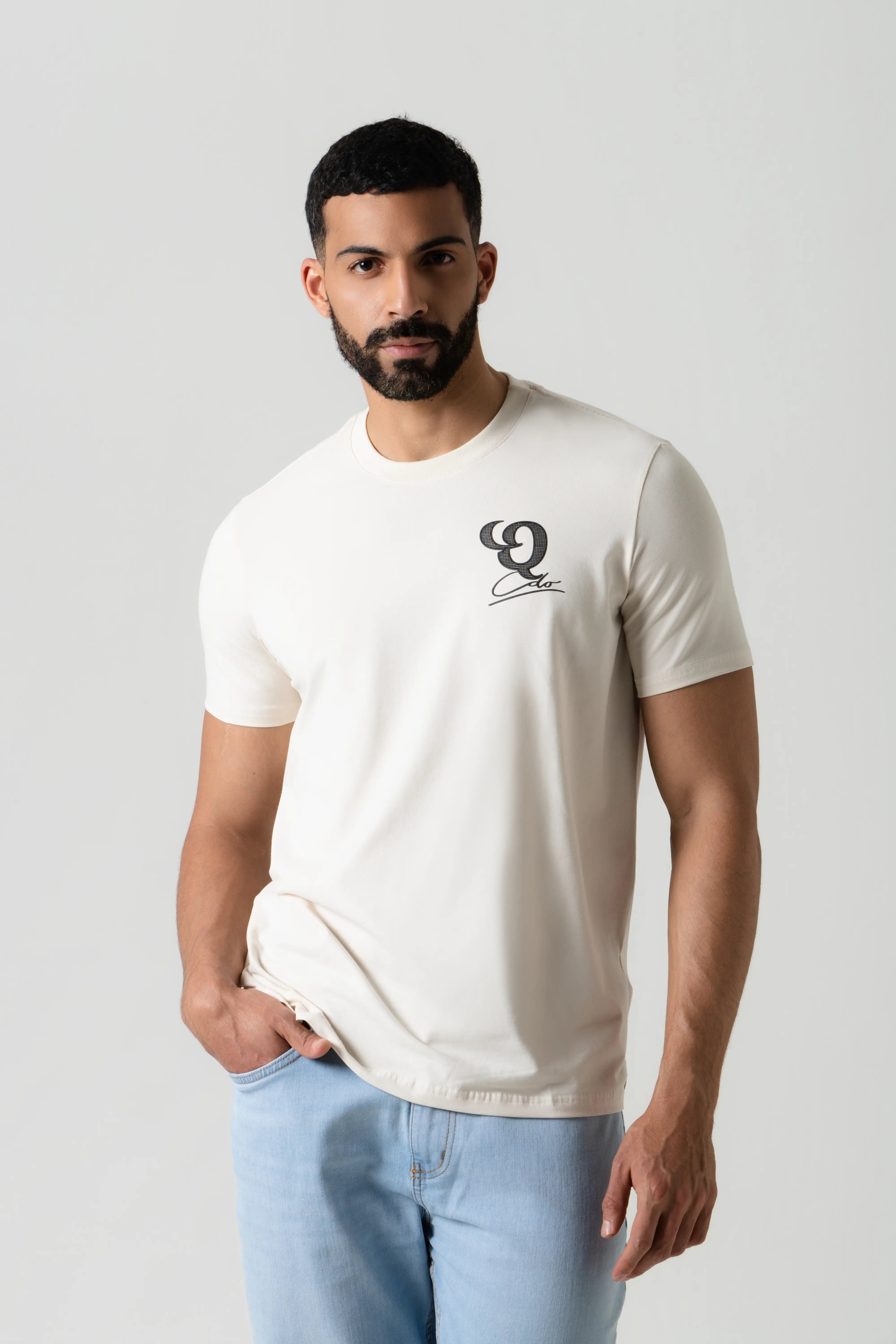 CAMISETA PREMIUM MANGA CORTA COLOR WHITECAP GRAY