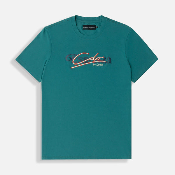 CAMISETA PREMIUM MANGA CORTA COLOR VERDE TENIS