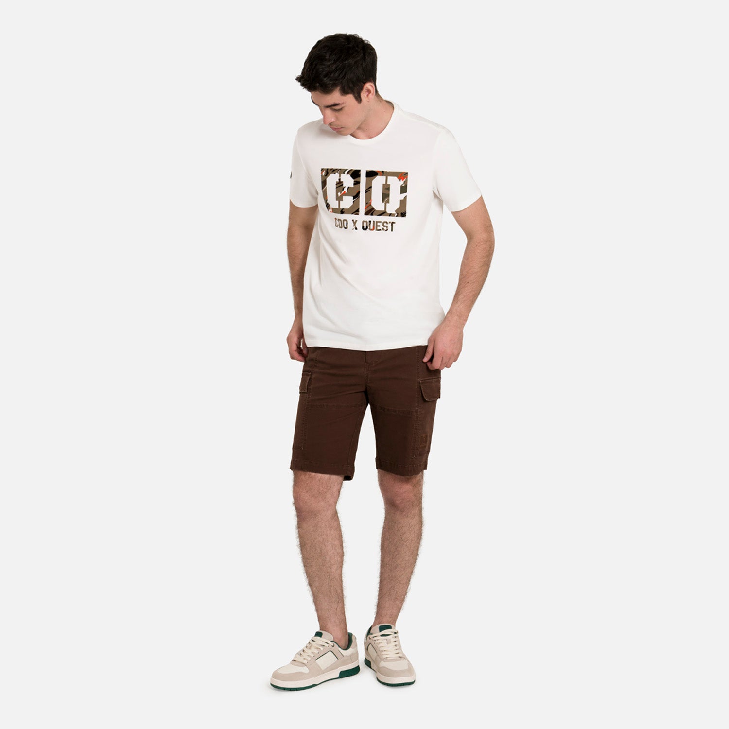 CAMISETA PREMIUM MANGA CORTA COLOR IVORY