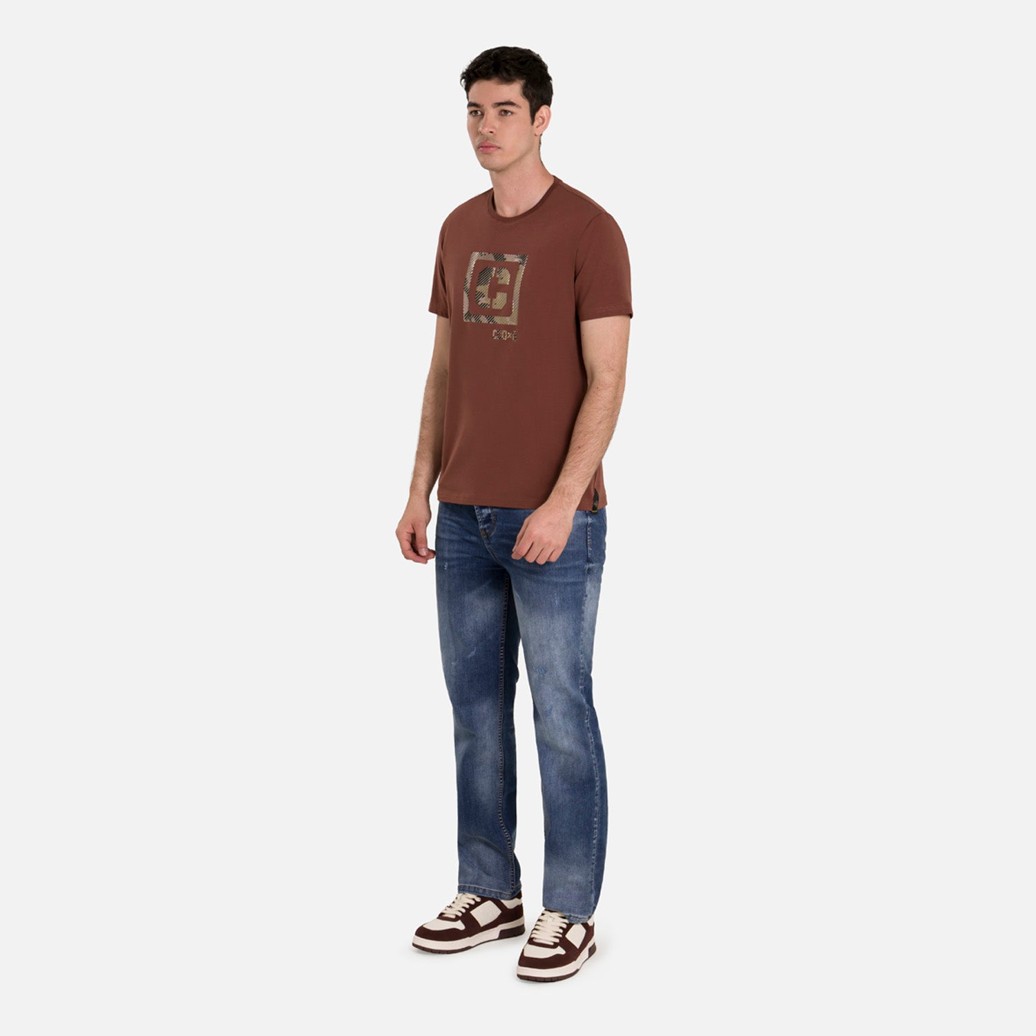 CAMISETA PREMIUM MANGA CORTA COLOR BRUNETTE