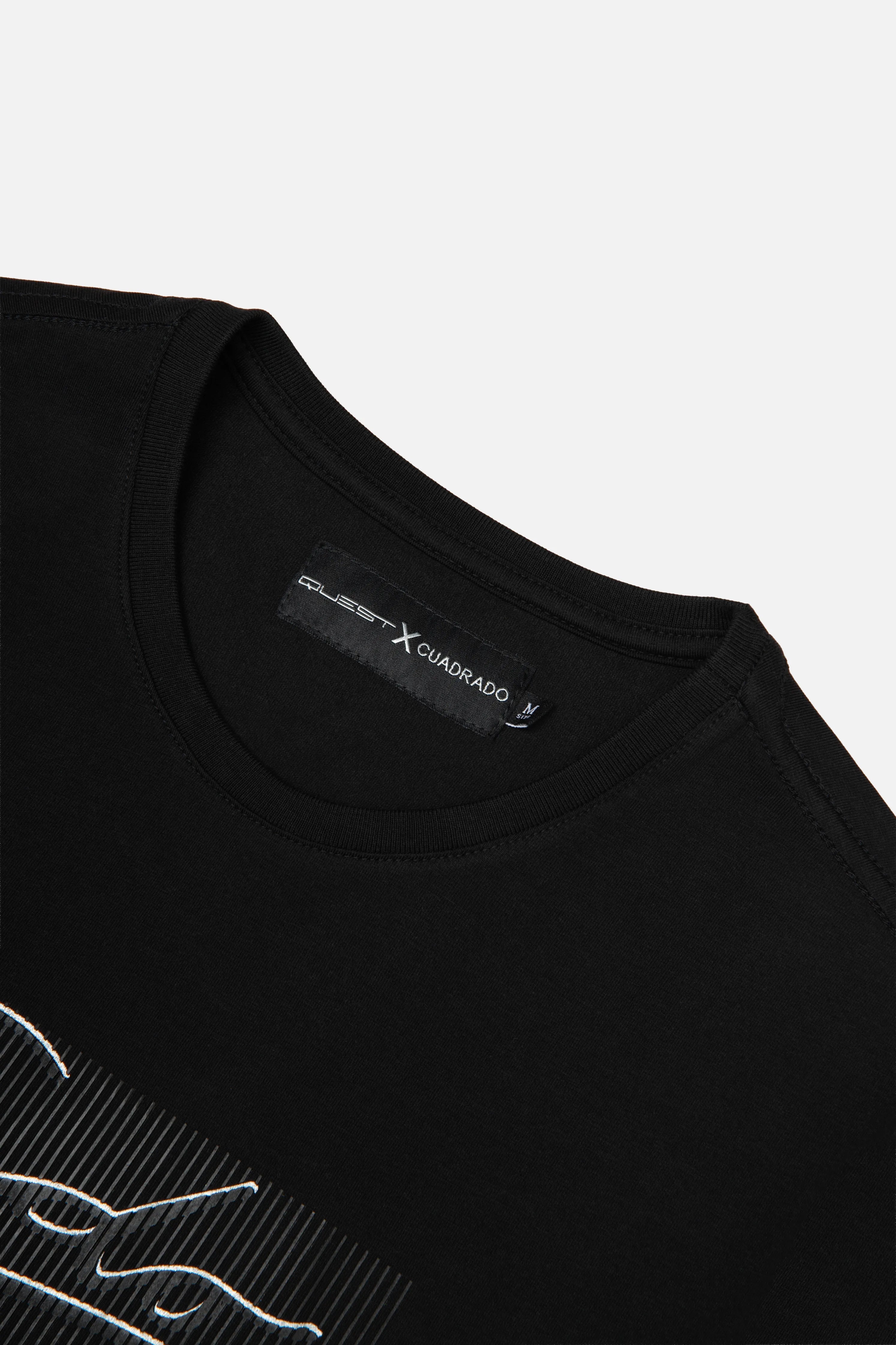 CAMISETA PREMIUM MANGA CORTA COLOR NEGRO