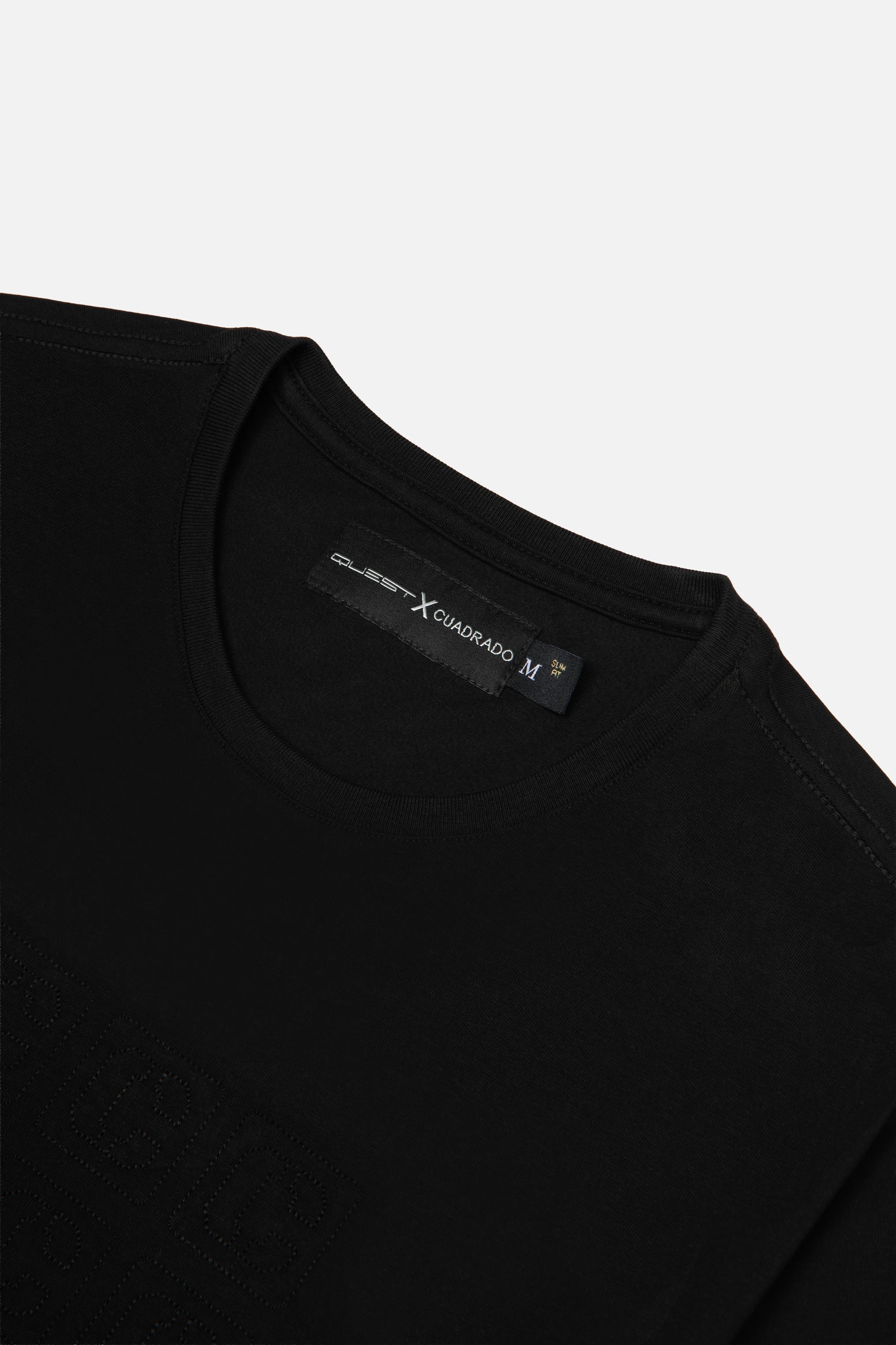 CAMISETA PREMIUM MANGA CORTA COLOR NEGRO
