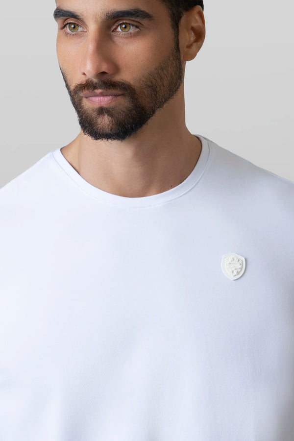 CAMISETA PREMIUM MANGA CORTA COLOR BLANCO OPTICO