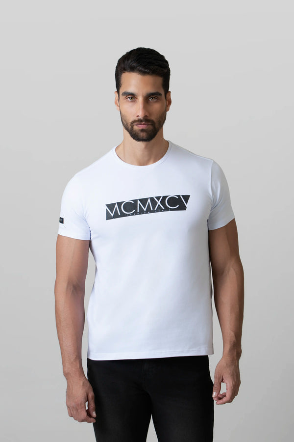 CAMISETA PREMIUM MANGA CORTA COLOR BLANCO OPTICO