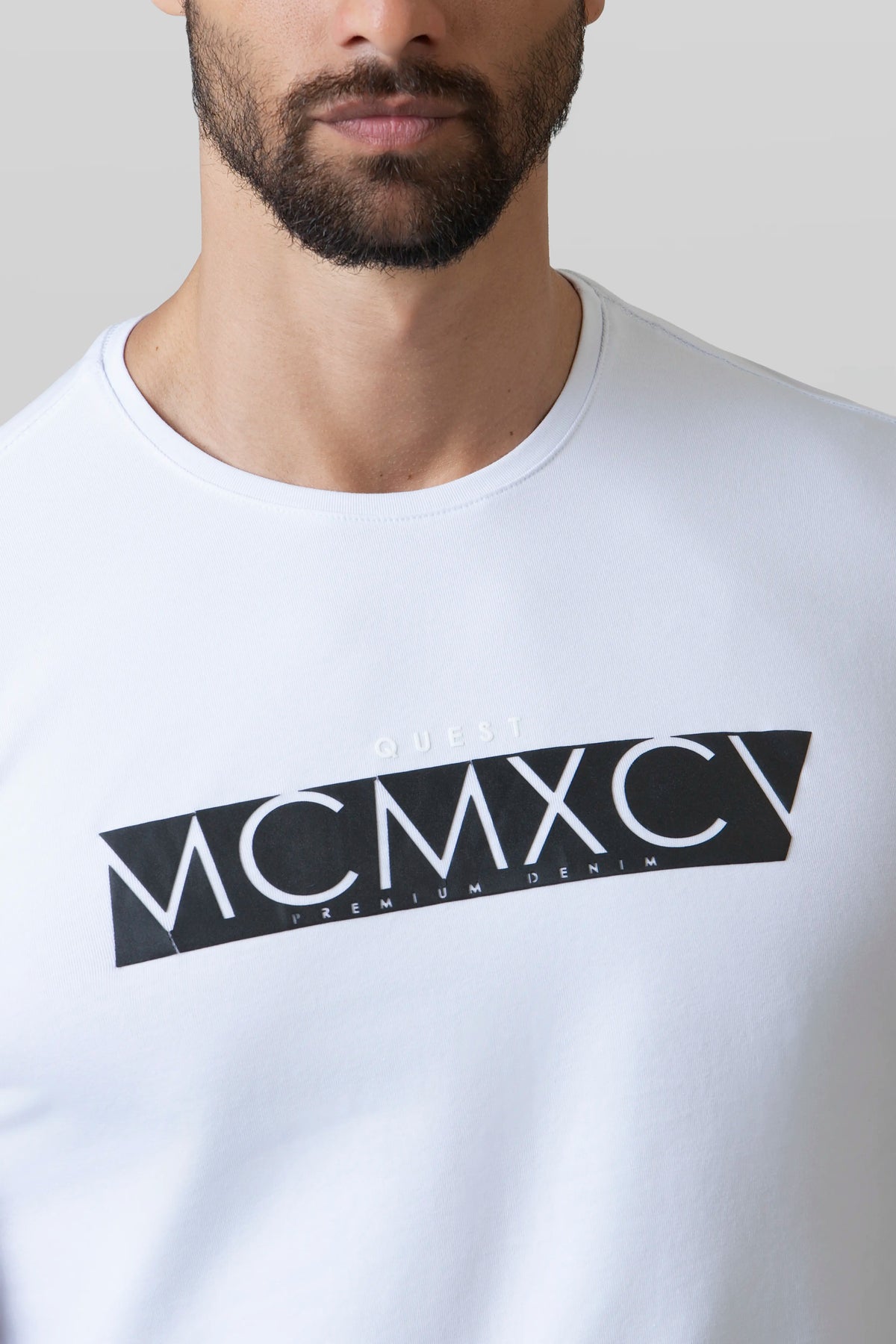 CAMISETA PREMIUM MANGA CORTA COLOR BLANCO OPTICO