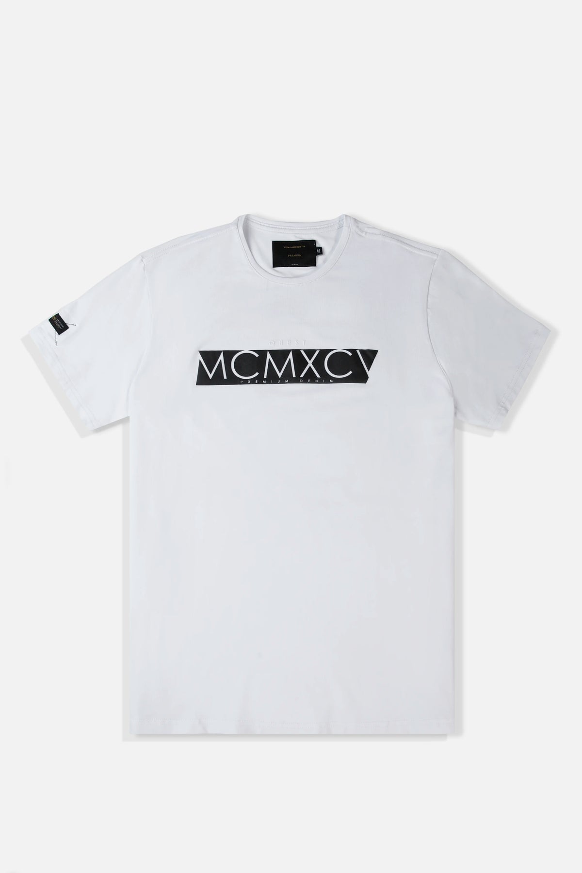 CAMISETA PREMIUM MANGA CORTA COLOR BLANCO OPTICO
