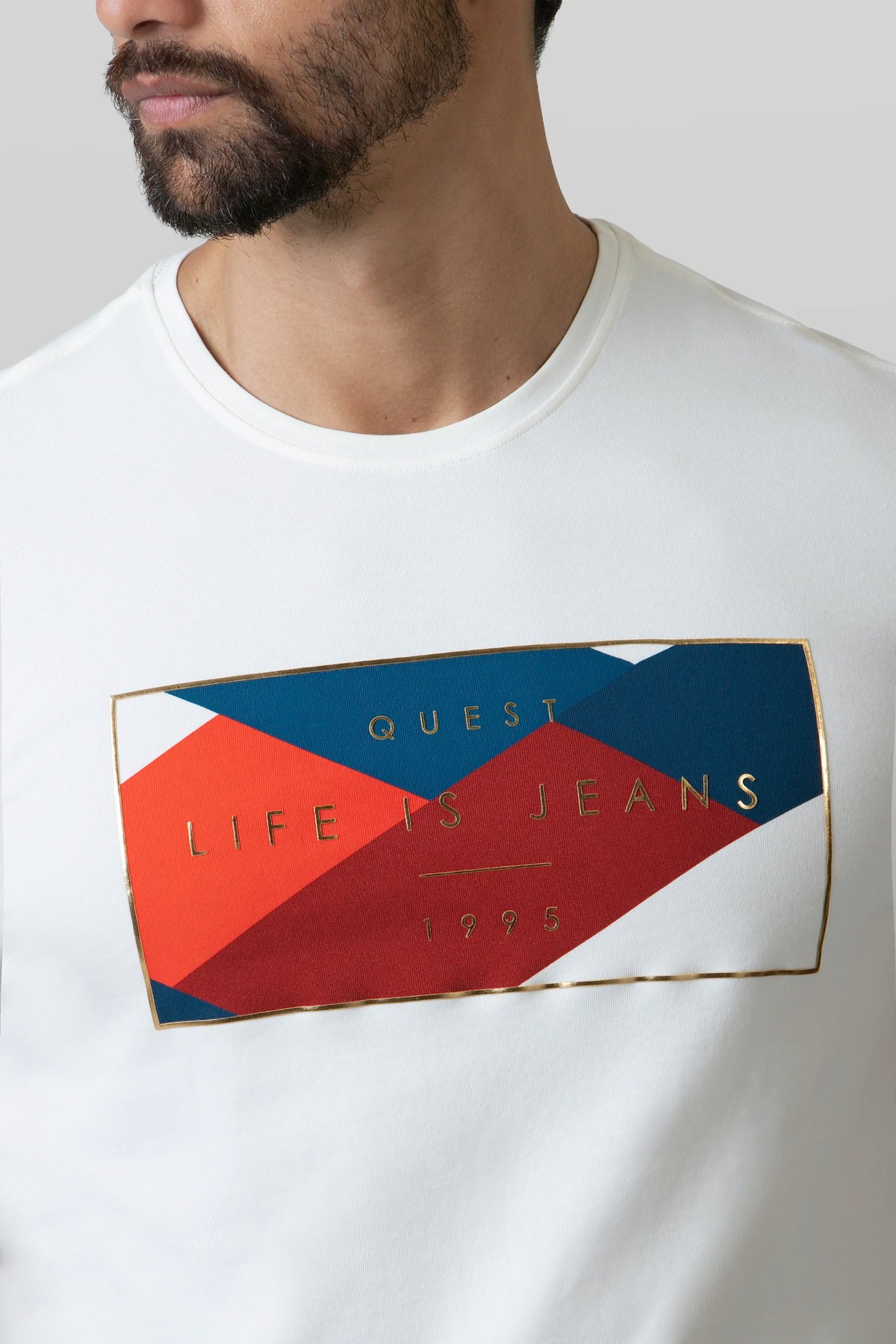 CAMISETA PREMIUM MANGA CORTA COLOR IVORY