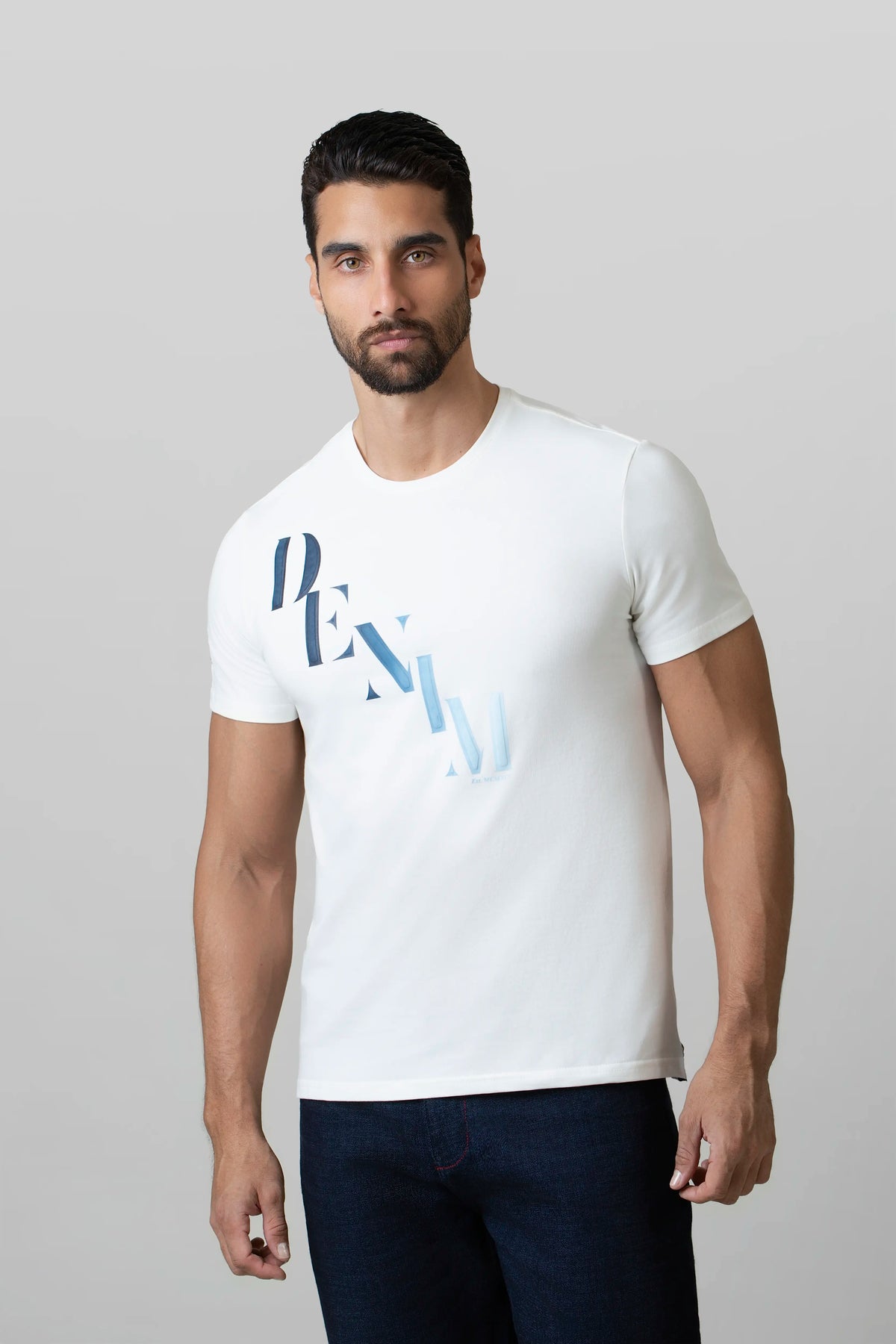 CAMISETA PREMIUM MANGA CORTA COLOR IVORY