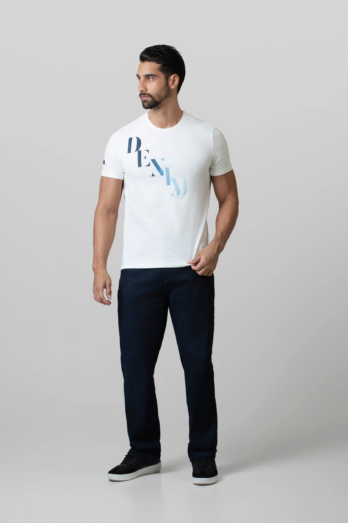 CAMISETA PREMIUM MANGA CORTA COLOR IVORY