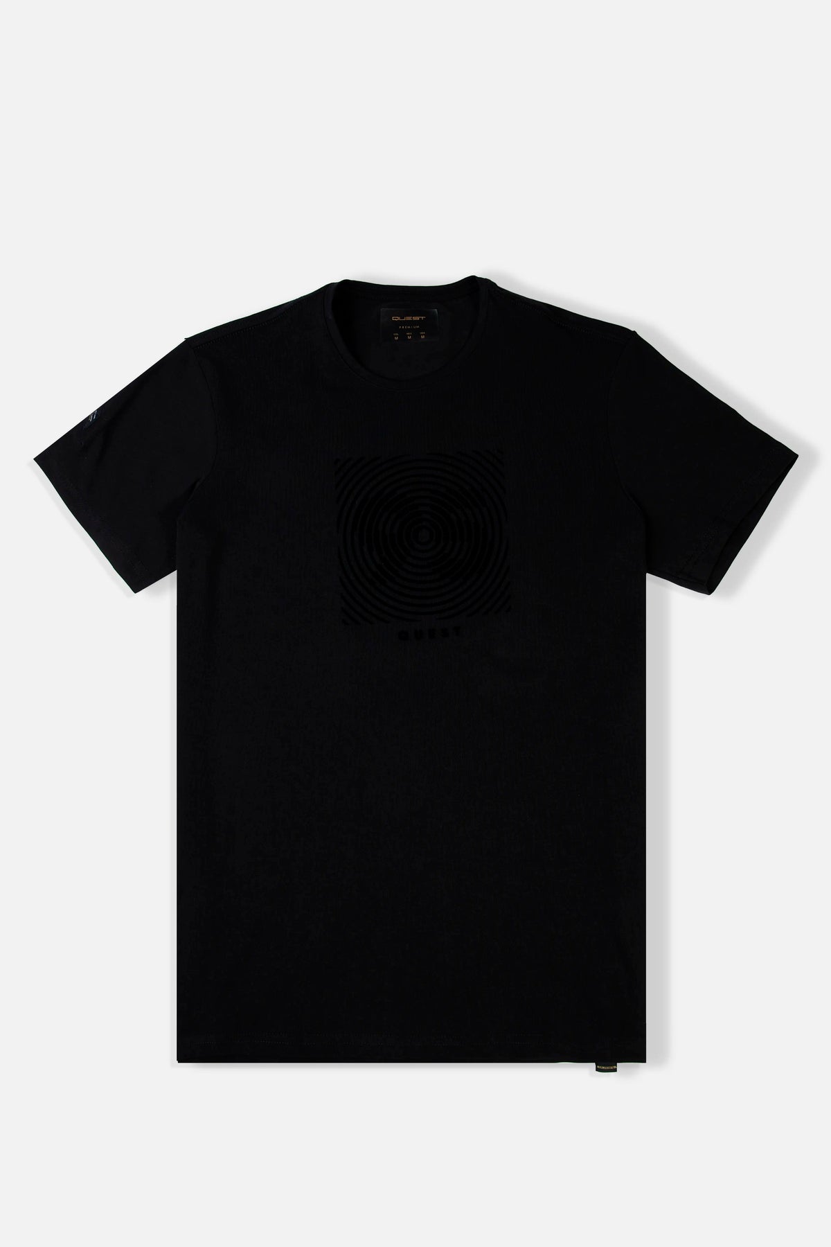 CAMISETA PREMIUM MANGA CORTA COLOR NEGRO
