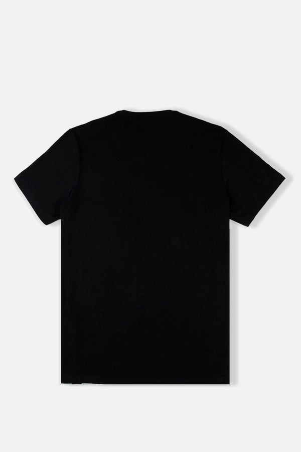 CAMISETA PREMIUM MANGA CORTA COLOR NEGRO