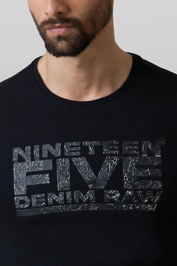 CAMISETA PREMIUM MANGA CORTA COLOR NEGRO