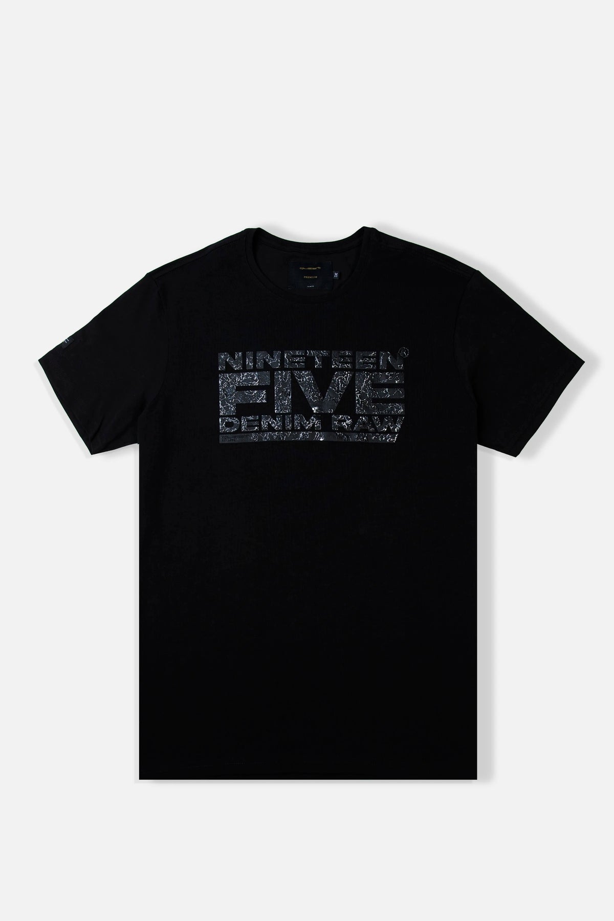 CAMISETA PREMIUM MANGA CORTA COLOR NEGRO