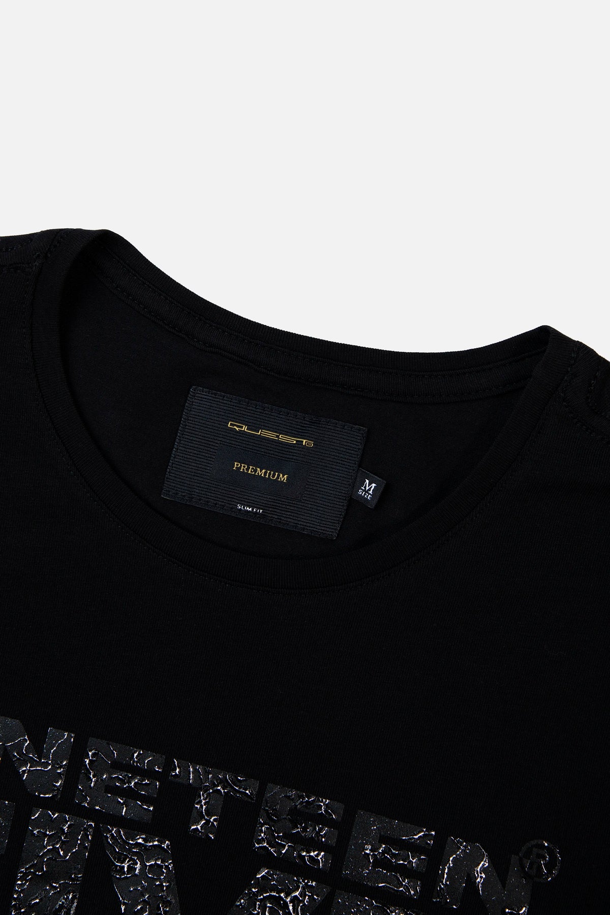 CAMISETA PREMIUM MANGA CORTA COLOR NEGRO