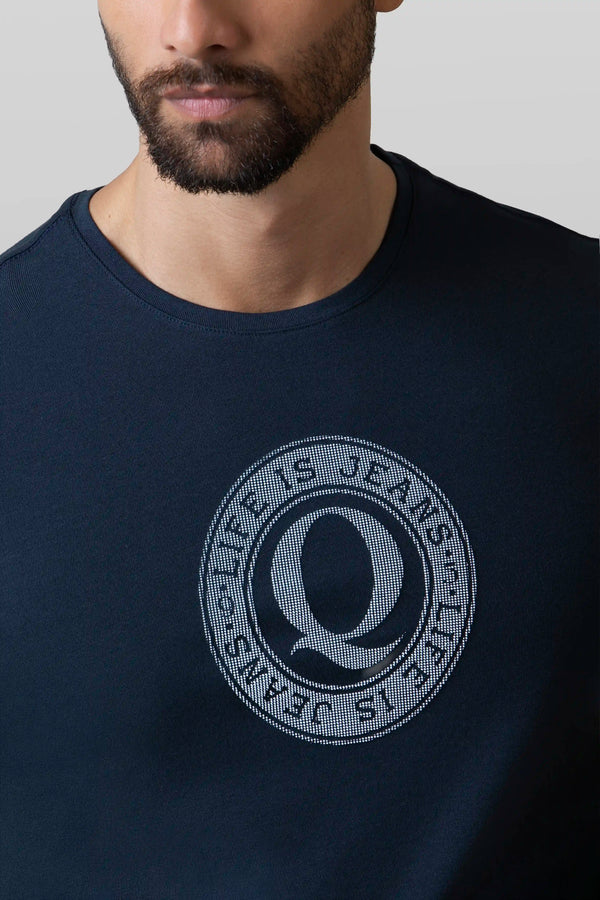 CAMISETA PREMIUM MANGA CORTA COLOR AZUL OSCURO
