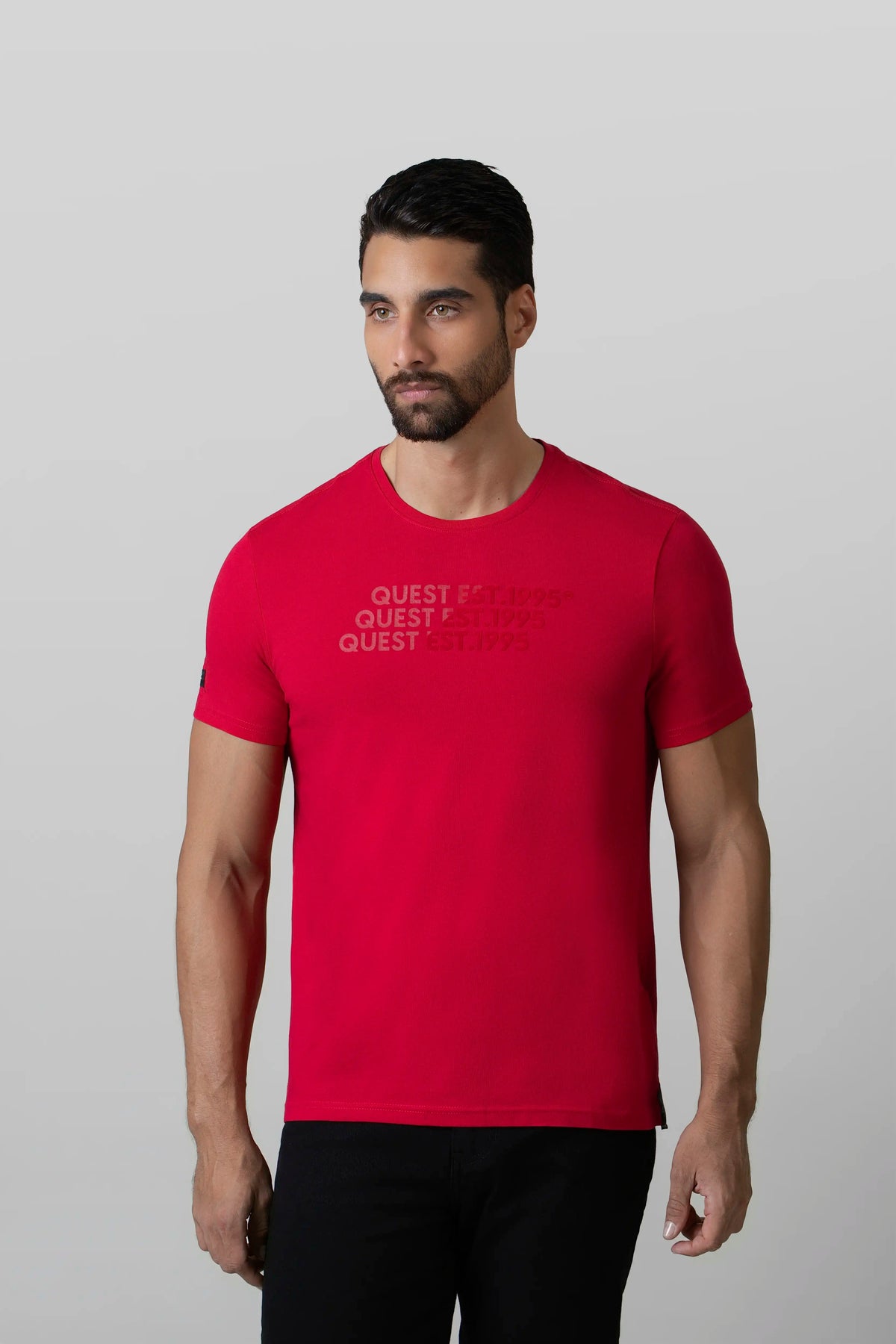 CAMISETA PREMIUM MANGA CORTA COLOR ROJO