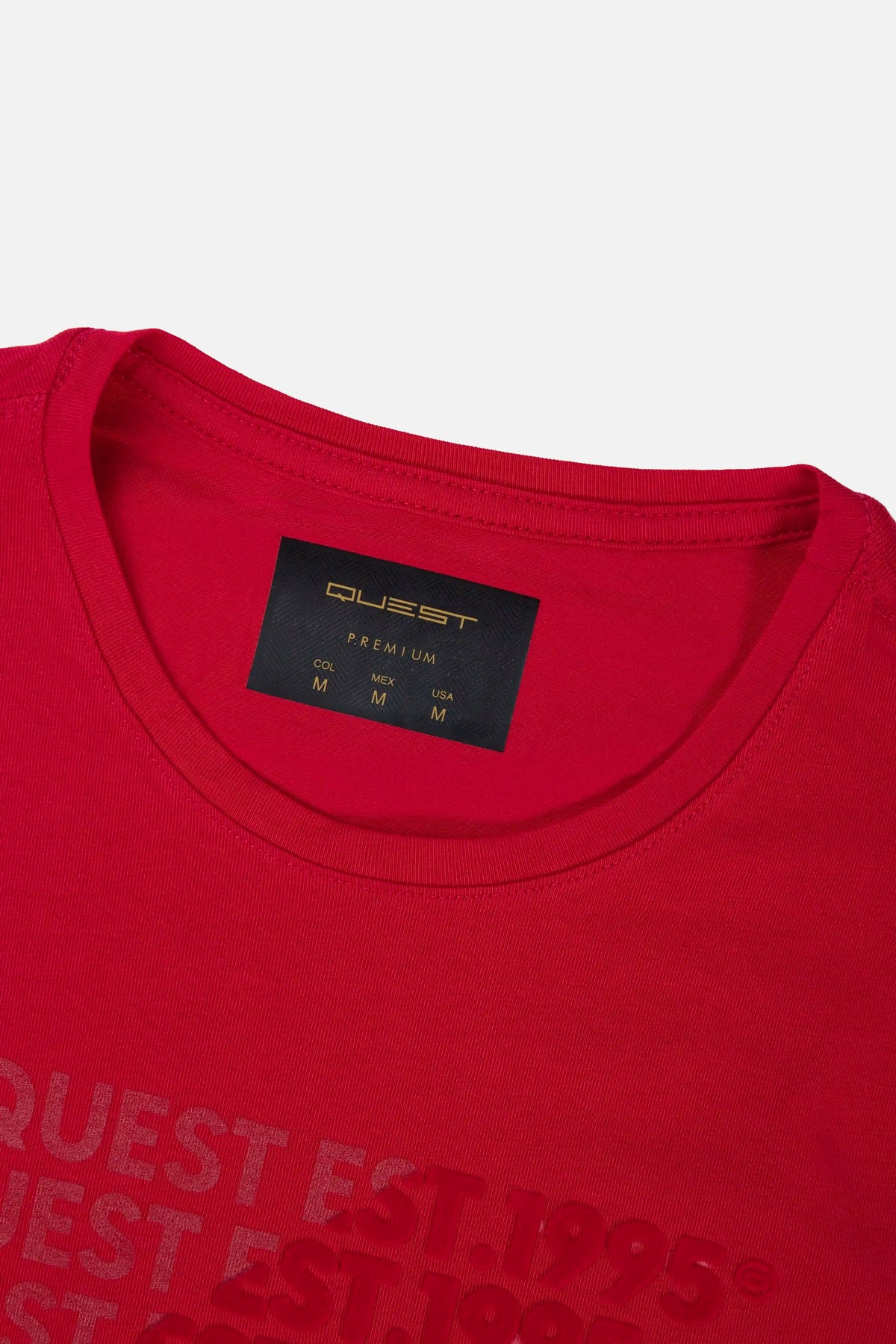 CAMISETA PREMIUM MANGA CORTA COLOR ROJO