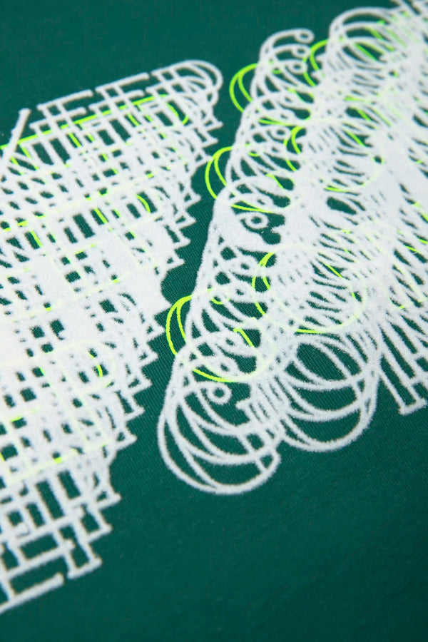 CAMISETA PREMIUM MANGA CORTA COLOR VERDE PRADERA