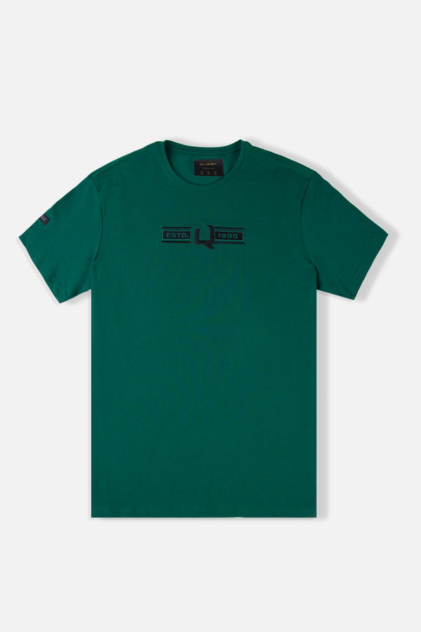 CAMISETA PREMIUM MANGA CORTA COLOR VERDE PRADERA