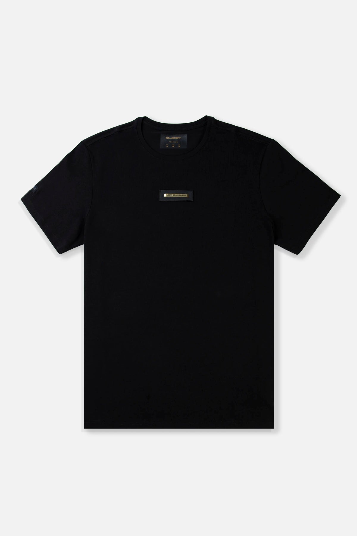 CAMISETA PREMIUM MANGA CORTA COLOR NEGRO