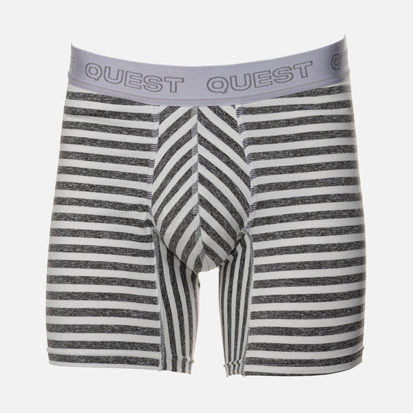 ROPA INTERIOR BOXER COLOR CRUDO RAYAS GRIS JASPE