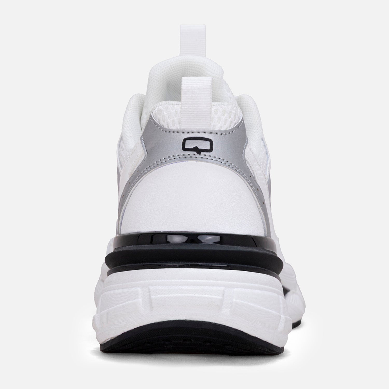 ZAPATOS DEPORTIVO COLOR BLANCO -PLATA