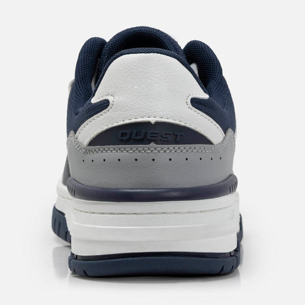 ZAPATOS TENIS COLOR BLANCO-AZUL OSCURO