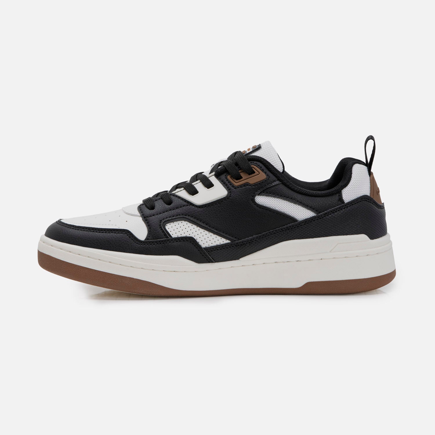 ZAPATOS CASUAL COLOR NEGRO - BLANCO