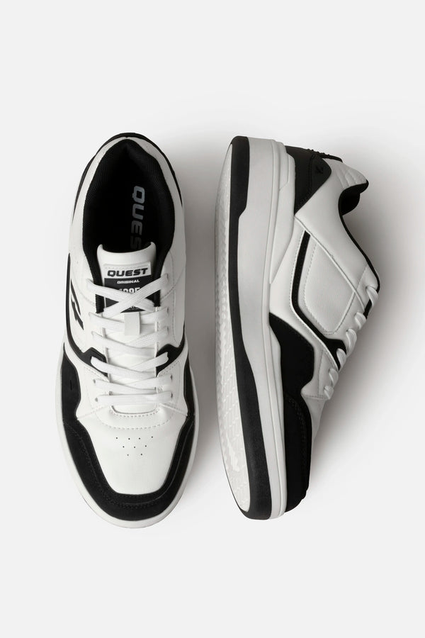 ZAPATOS CASUAL COLOR NEGRO - BLANCO