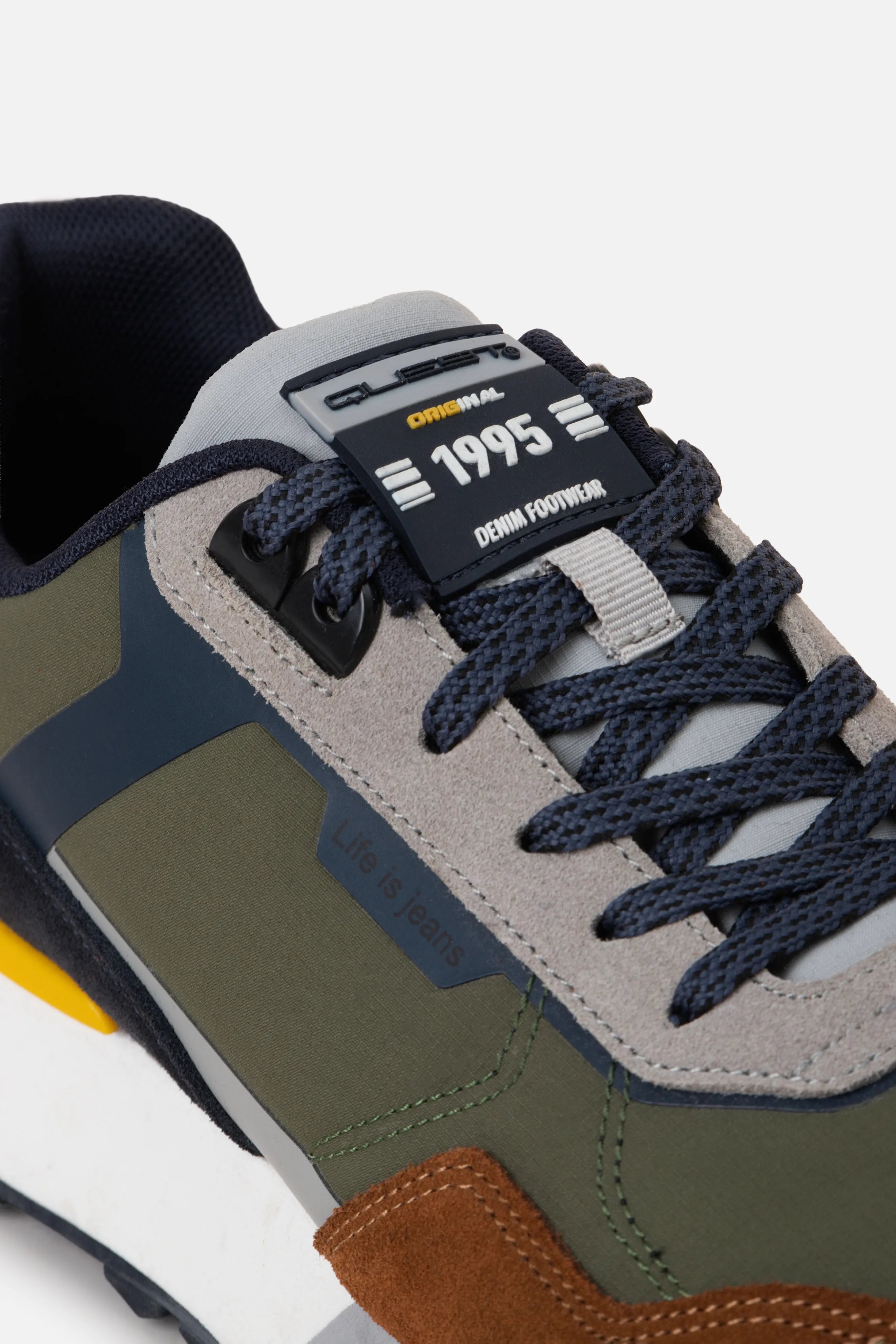 ZAPATOS CASUAL COLOR VERDE-AZUL OSCURO