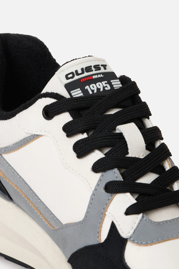 ZAPATOS CASUAL COLOR NEGRO-BLANCO