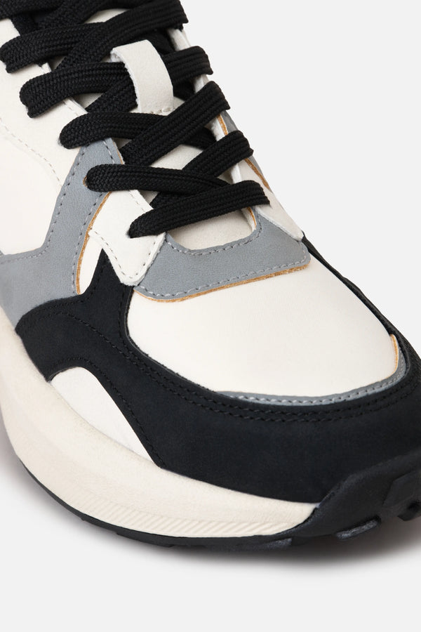 ZAPATOS CASUAL COLOR NEGRO-BLANCO
