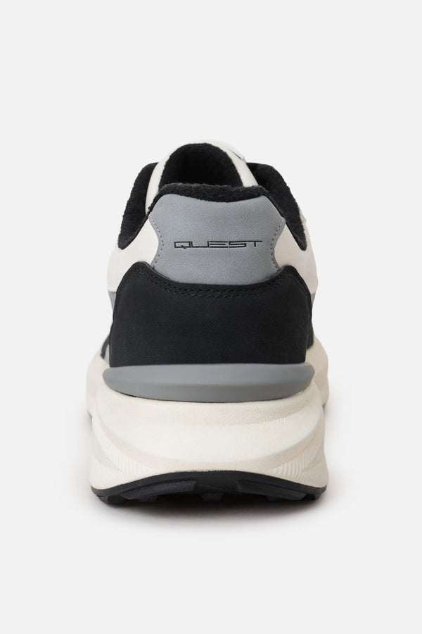 ZAPATOS CASUAL COLOR NEGRO-BLANCO