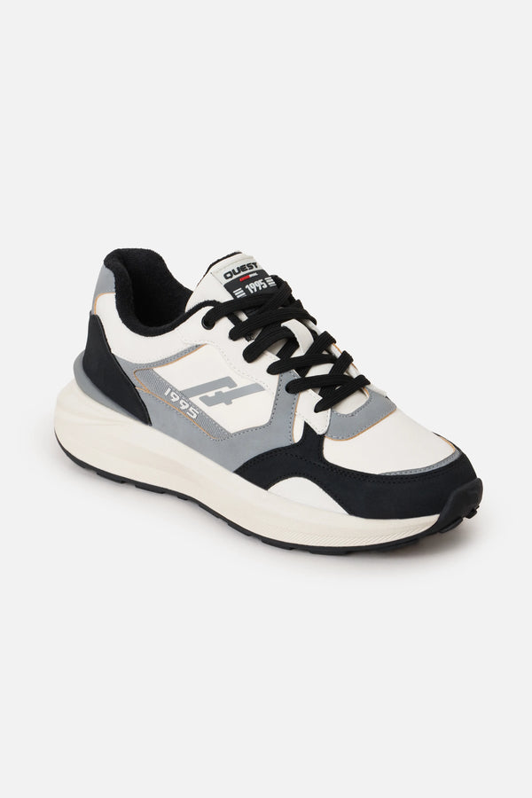 ZAPATOS CASUAL COLOR NEGRO-BLANCO